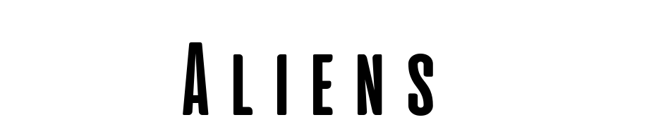 Aliens & Cows Bold Font Download Free
